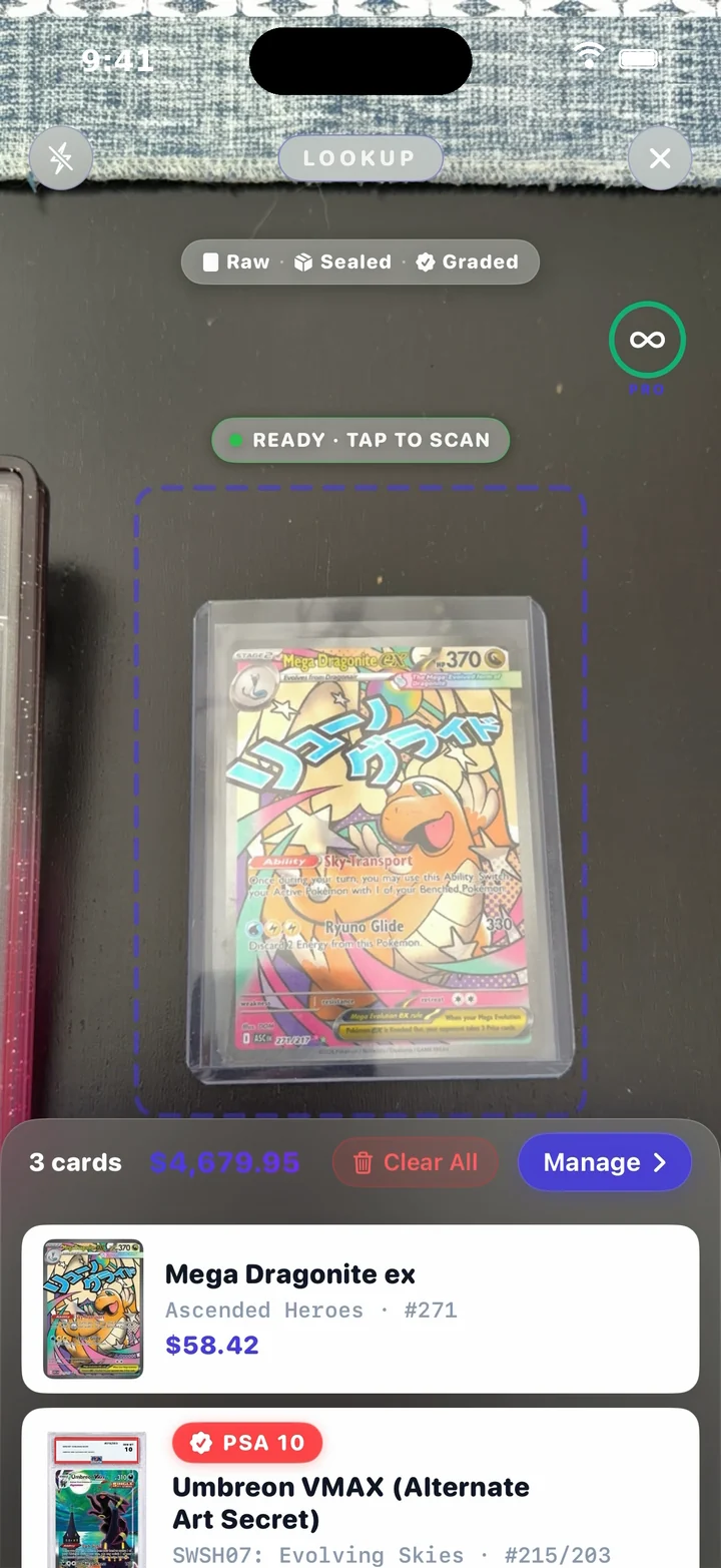 Scan any card