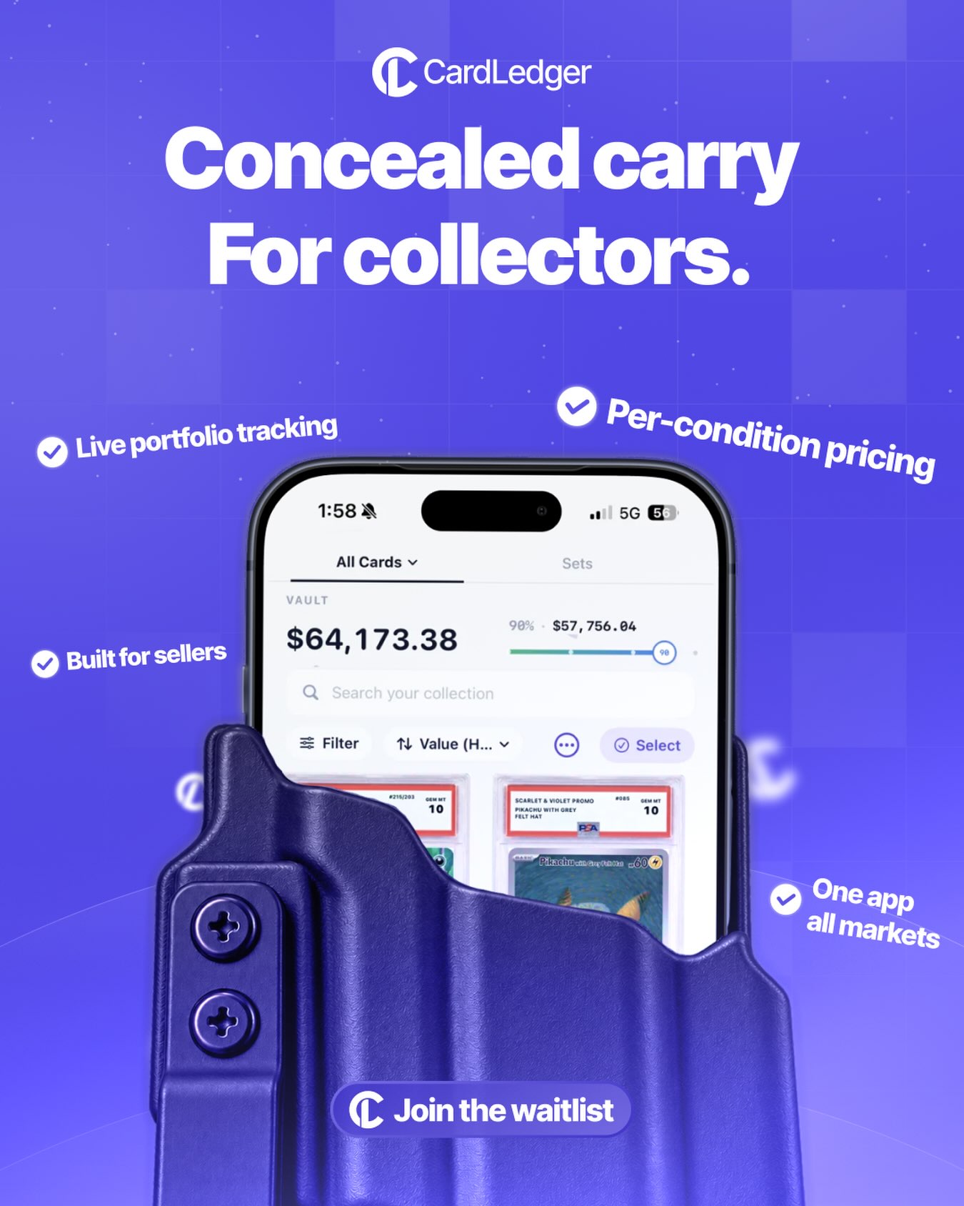 CardLedger Instagram post