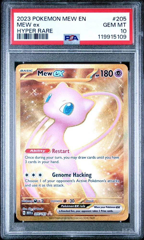 PSA 10 Mew ex 205/165